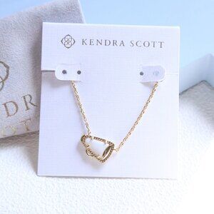 Kendra Scott Cheer Gold White Mother-of-Pearl Necklace fashion